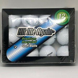 Hit me again Premium recycled Golf Balls 12 balls